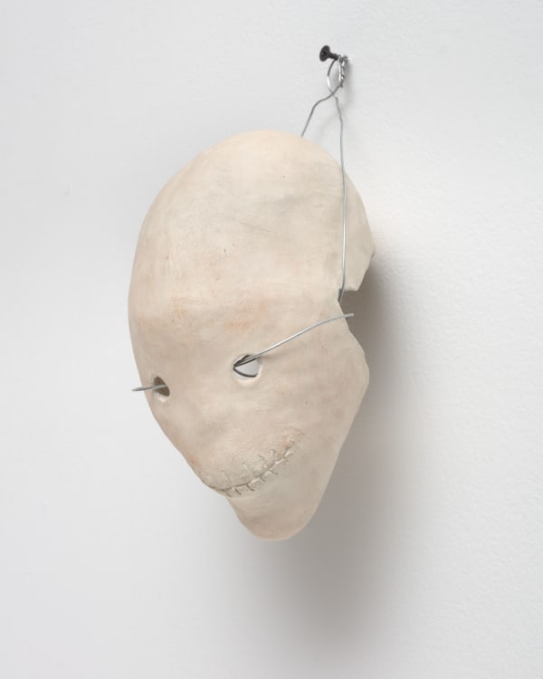 a ceramic skull