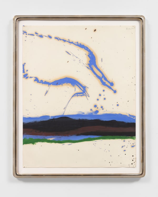 Lyrical abstract work on paper