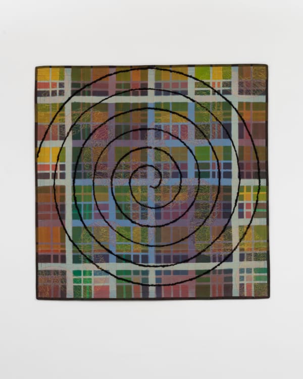 Alan Shields, Tartin Worm Whorl, 1997