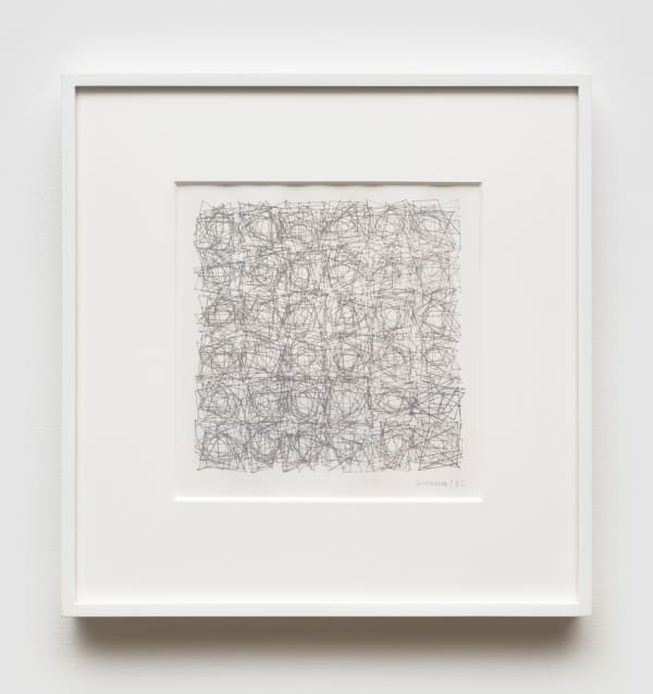 Vera Molnar, Structure De Quadrilatères (Square Structures) , 1985