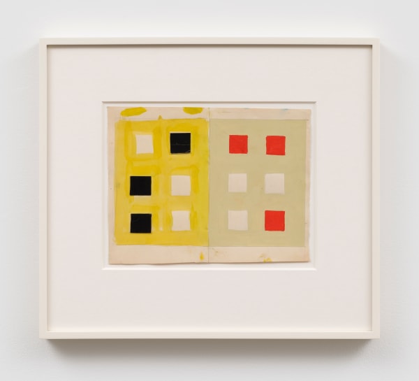 geometric abstract work on paper