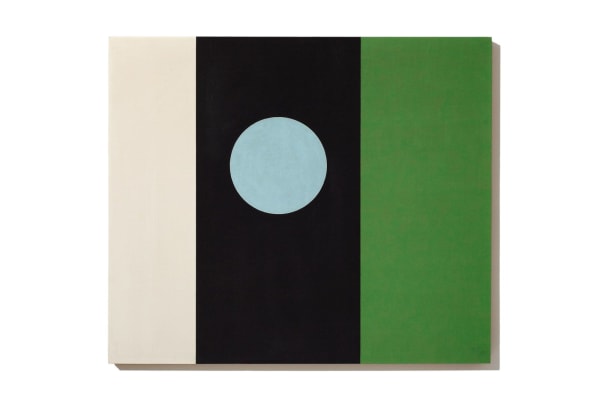 a geometric abstract painting