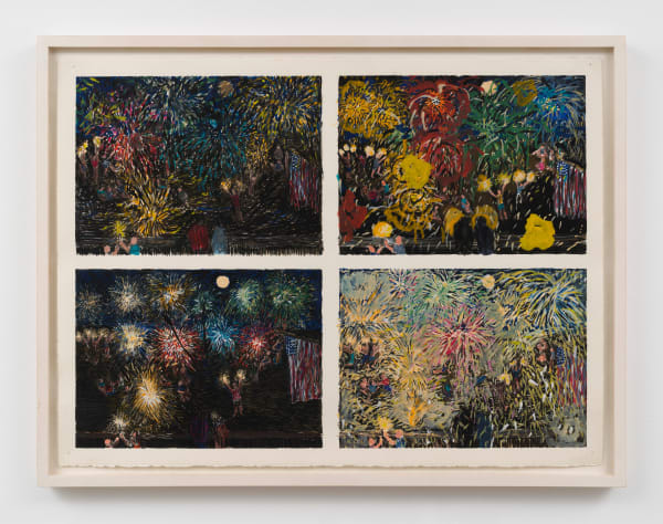 Jennifer Bartlett, Earth and Fireworks, 1994-95
