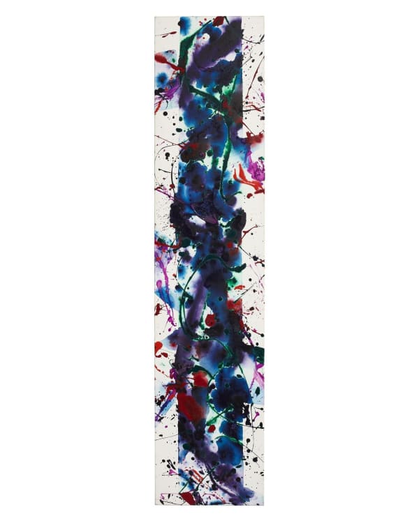Lyrical abstract work on canvas