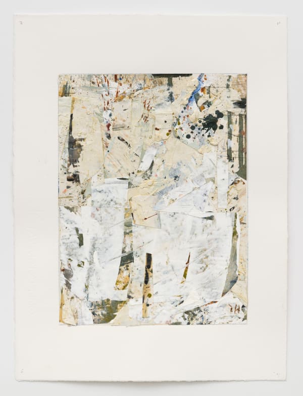 lyrical abstract collage drawing