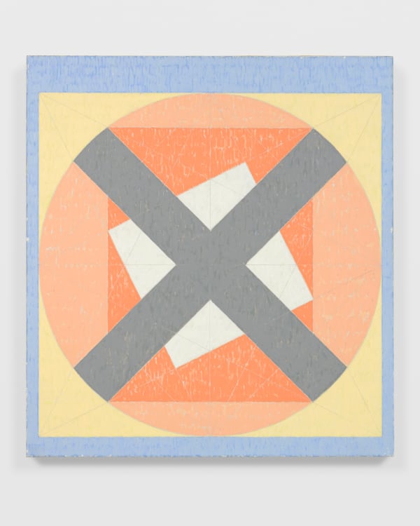 Jack Tworkov, X on Circle in the Square (Q4-81 #2), 1981