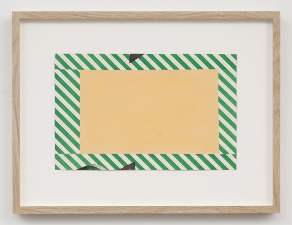 abstract green and yellow collage