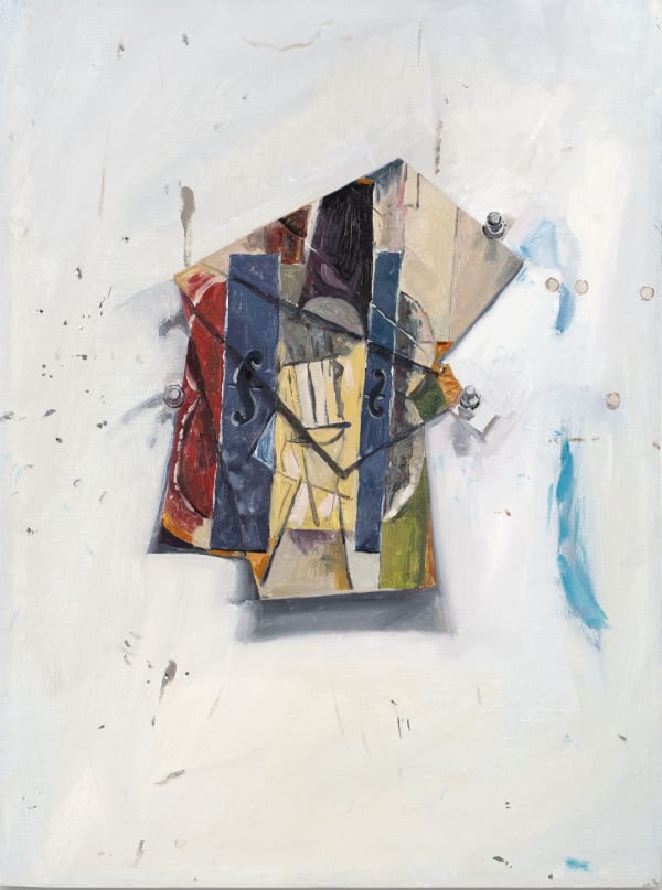 Hank Ehrenfried, Violin Hanging on the Wall , 2023