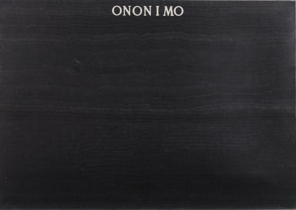 Alighiero Boetti, Ononimo, 1975