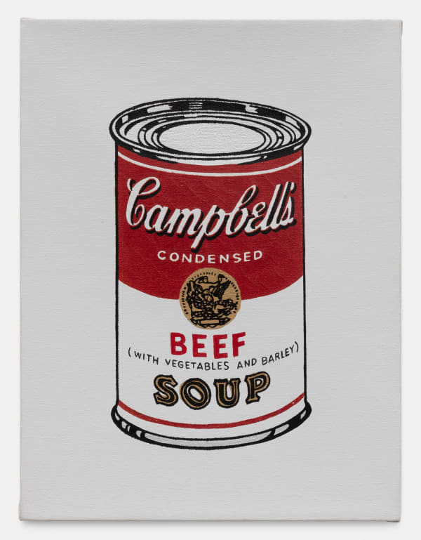 Richard Pettibone, Andy Warhol - Campbell’s soup - Beef Soup 1962, 1987