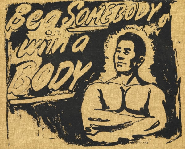 Andy Warhol, Be Somebody with a body, 1985