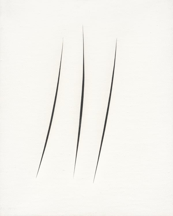 Lucio Fontana, Concetto Spaziale, Attese, 1962