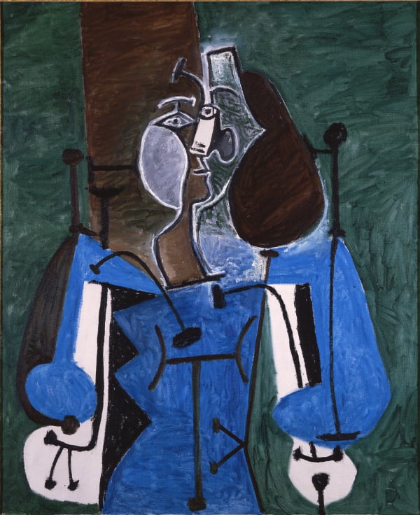 Pablo Picasso, Femme assise dans un fauteuil, 1949