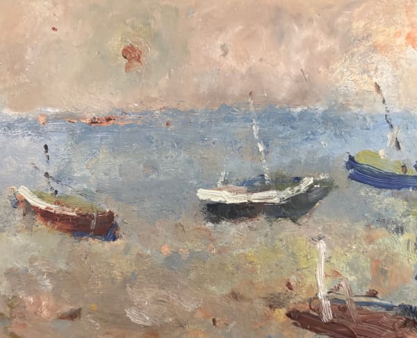 Rachel Arif, Boats in Aldeburgh, 2025