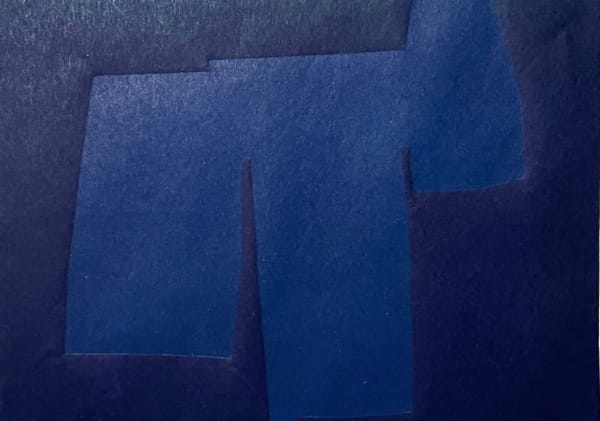 Robert Manners, Awkward (Ultramarine & Prussian Blue), 2024