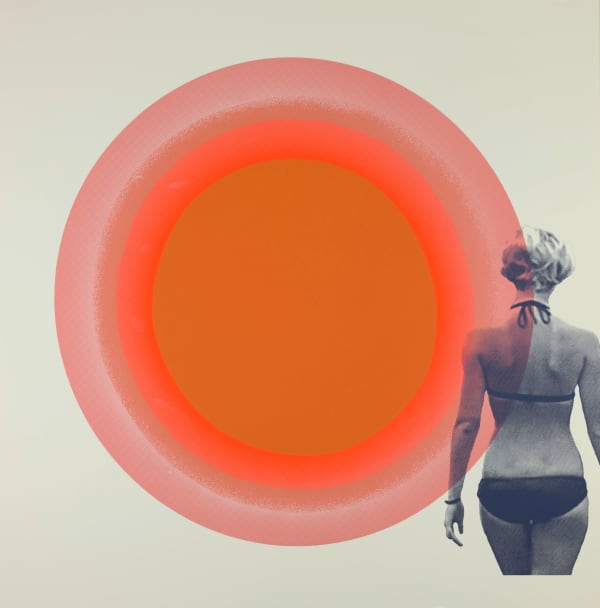 Nathalie Kingdon, Cercle du soleil - Pink, 2023