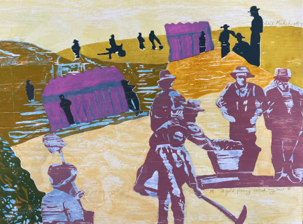 Gail Mallatratt, Gold Fever Seized My Soul, 2019