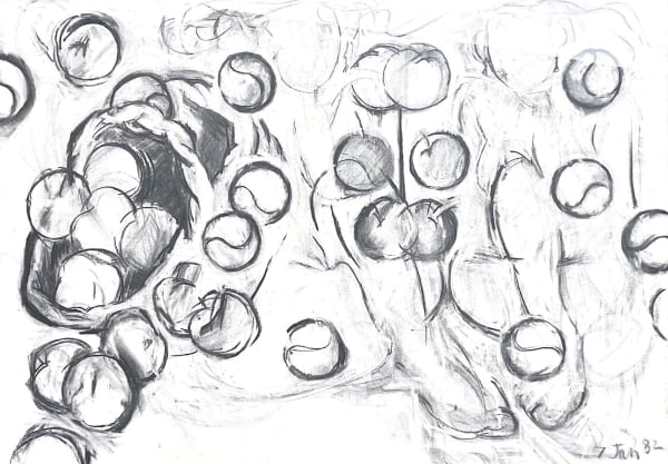 Malcolm Le Grice, 'After Manet' Charcoal I, 1982