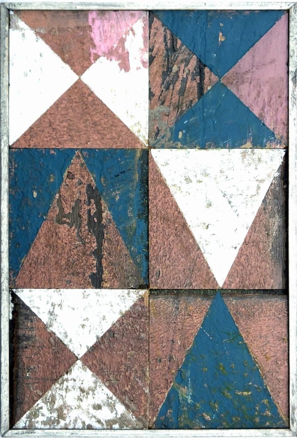 Chris Brook RSW, Six panel quilt, 2024