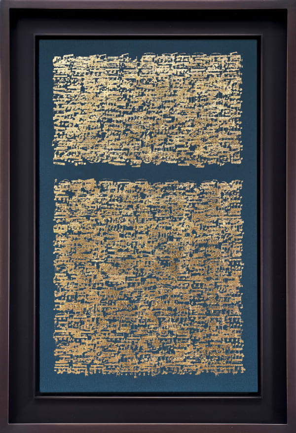 Idris Khan, Time Present, Time Past (Akhdar I), 2025