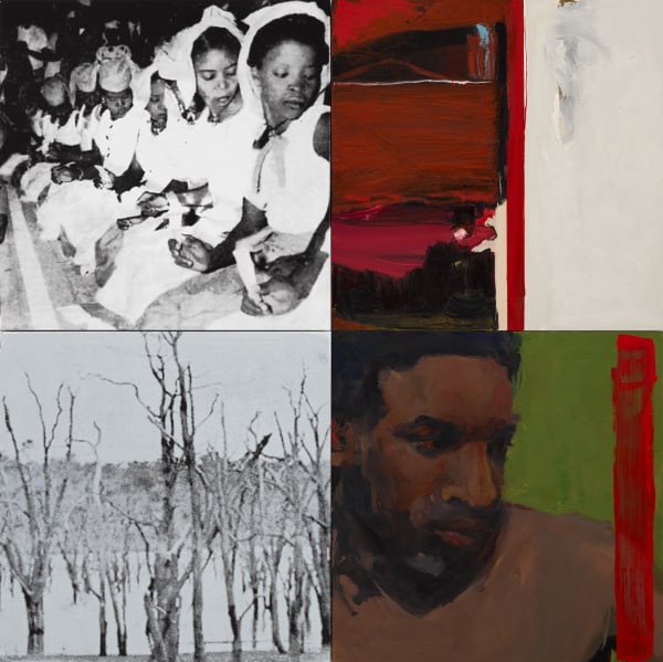 Kudzanai-Violet Hwami, Atom Painting #5, 2025