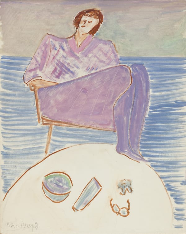 Milton Avery, Lavender Girl, 1963
