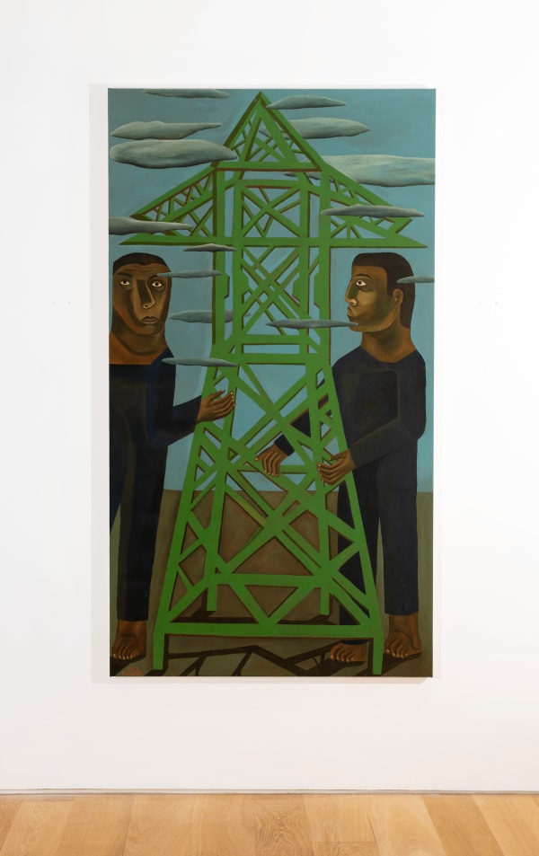 Salah Elmur, Electricity Tower, 2022