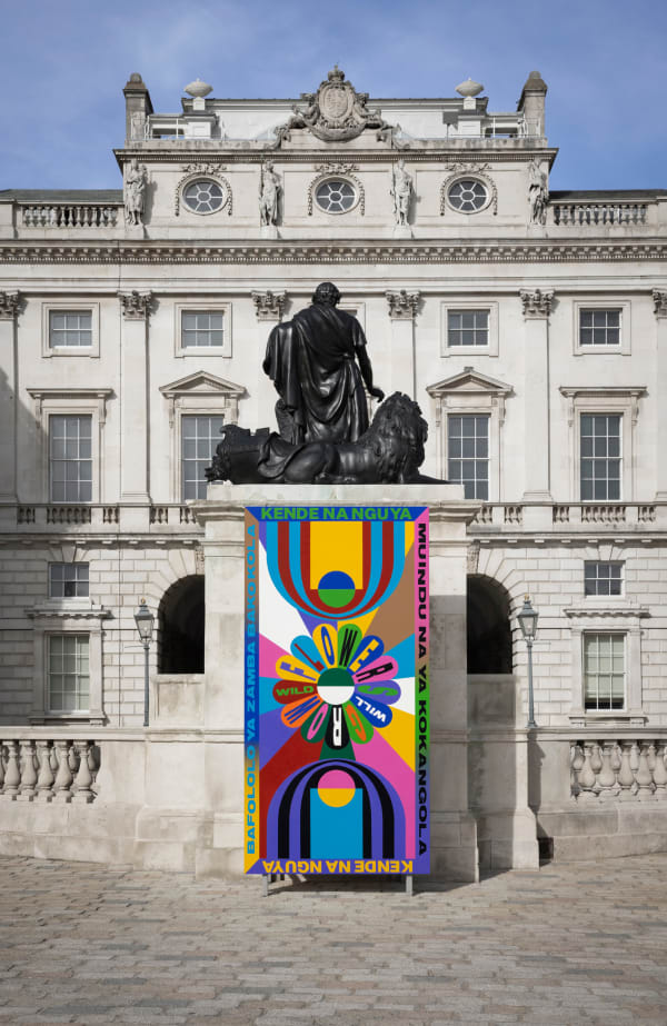 Lakwena Maciver, Aerial Basketball Painting; Go Forward in Power, Black and Free, High Like Me, Wild Flowers Will Grow (Lingala 2), 2021