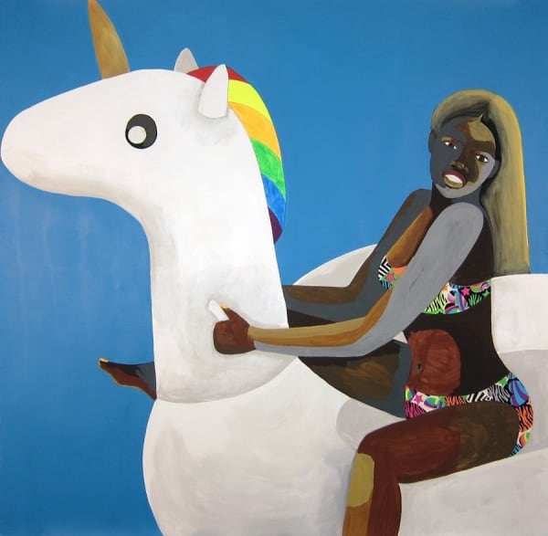 Derrick Adams, Floater No. 28 (unicorn), 2016