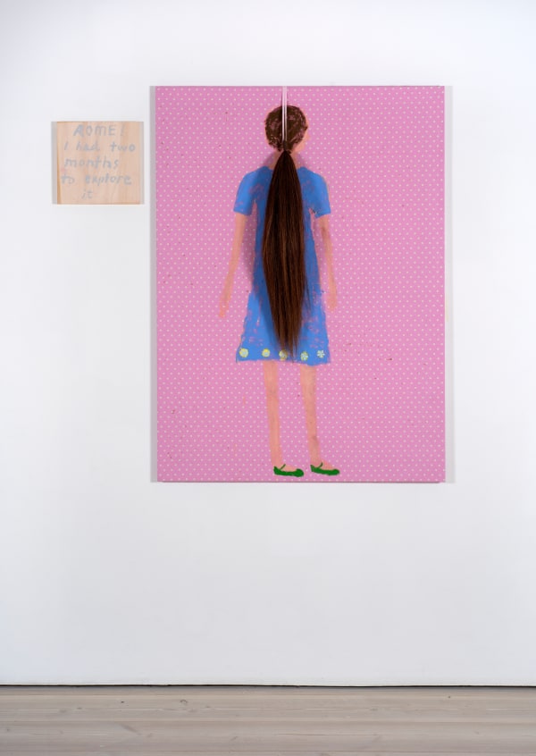 Jenny Watson, Girl from the back, 2019