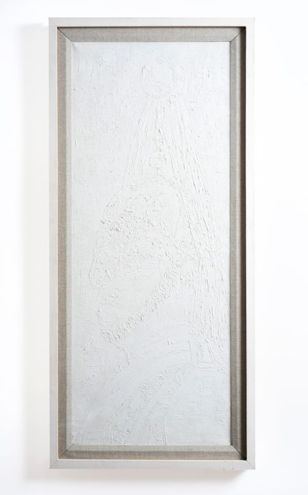 Keith Coventry, White Abstract (Black Horse Guard), 1996