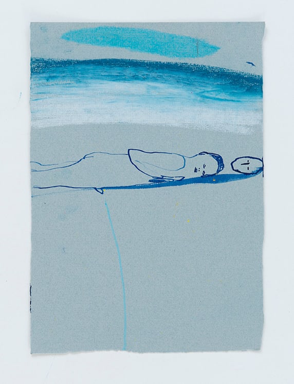 Samuel Bassett, Peeing in the Sea, 2020