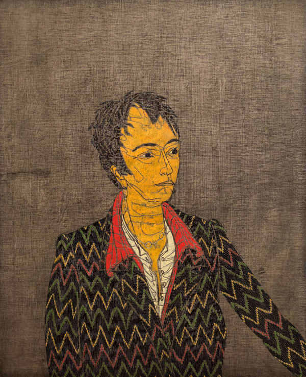 Stephen Chambers, Portrait of Licorice McKechnie, 2021