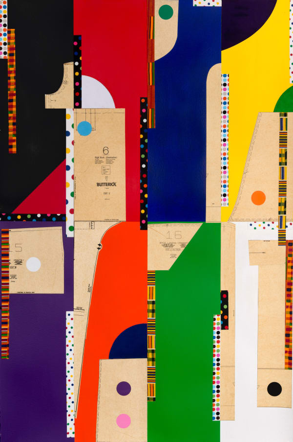 Derrick Adams, Ebony Fashion Fair #1, 2017