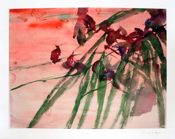 Zao Wou-Ki, Orchidees Janvier 2008 Tirage 2010, 2011