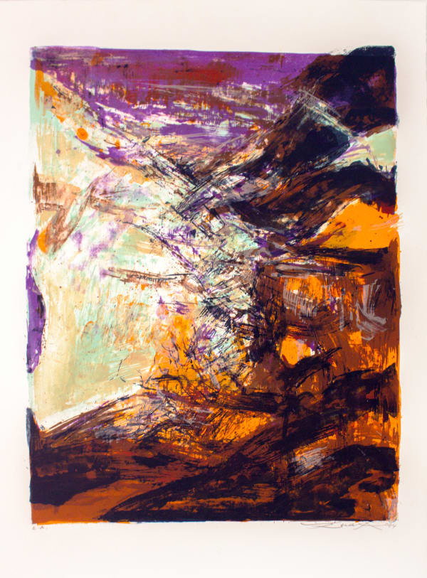 Zao Wou-Ki, Sans titre, 1974