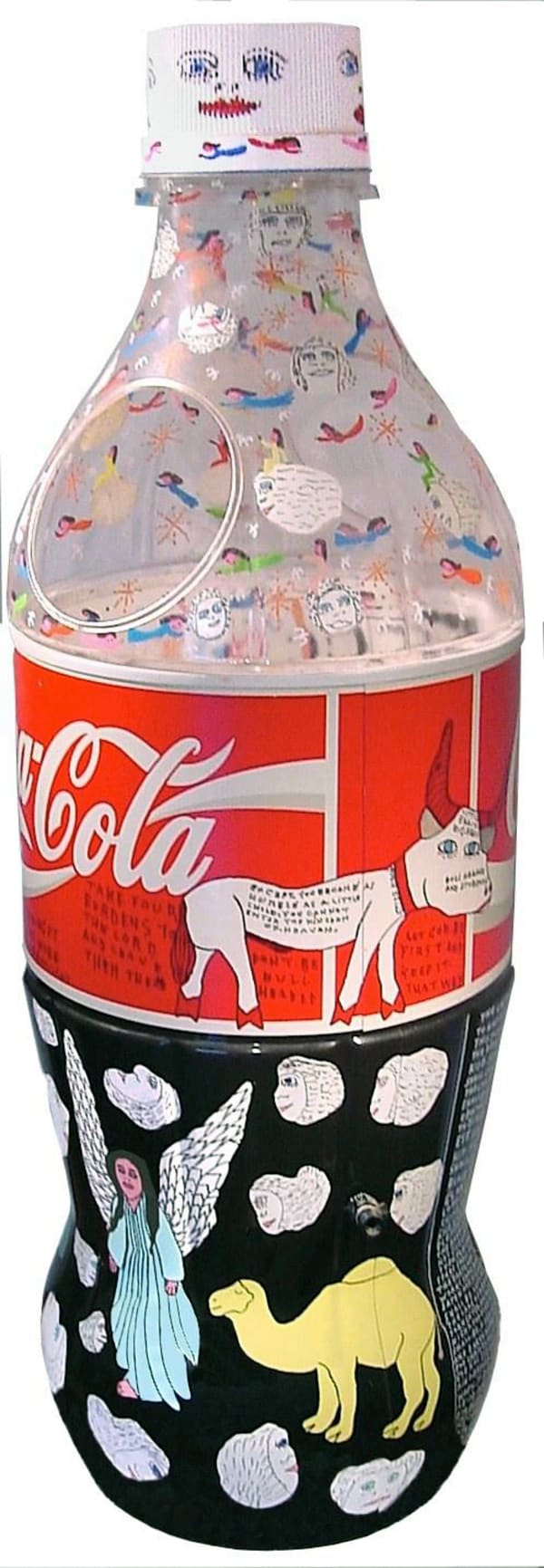 Howard Finster, 3D POP Coke Bottle, 1996