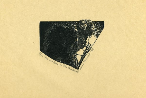 Anne Desmet RA, Jim and John in the Sunshine, 1988