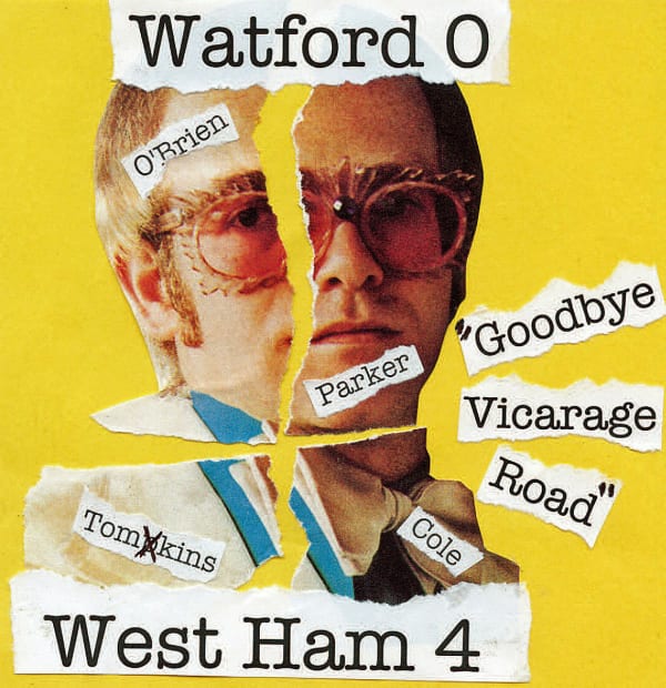 Kosmo Vinyl, Goodbye Vicarage Road, 2011