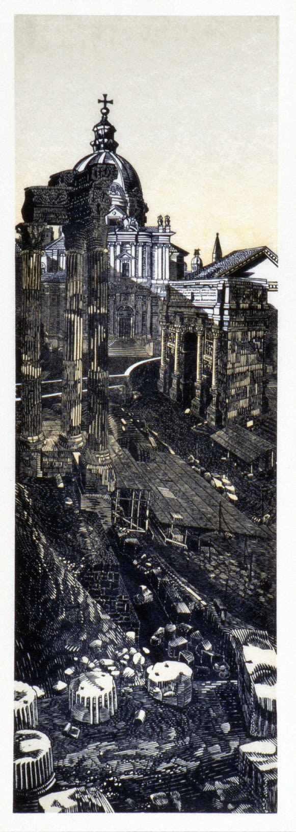 Anne Desmet RA, Excavations, Early Evening, 2000