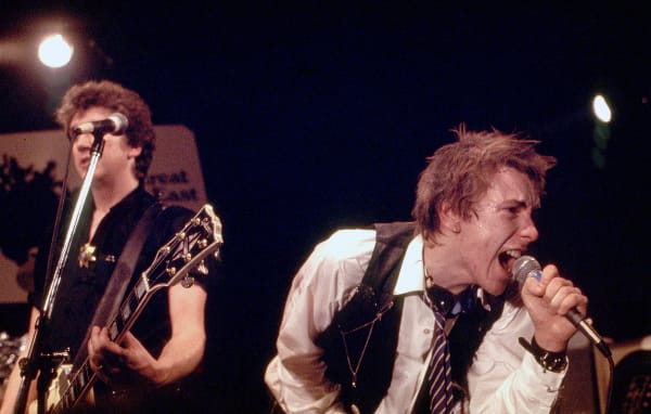 Ron Sherman, Steve Jones and Johnny Rotten, Atlanta, 1978