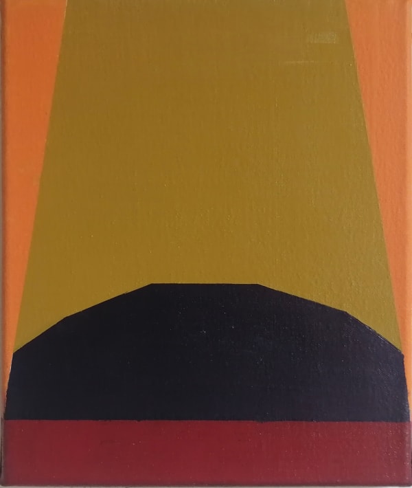 Sharon Hall Untitled (Roma), 2025 Oil on half chalk on cotton duck 30 x 24 cm Signed and dated verso