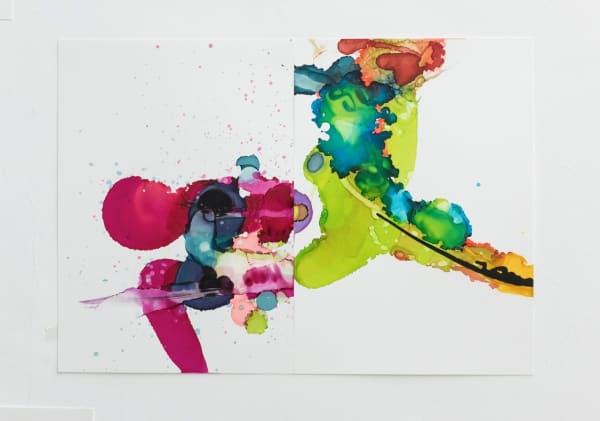 Laura White Disobedient Bodies 6, 2023 Ink drawing on paper 40 x 60 cm Series: Disobedient Bodies