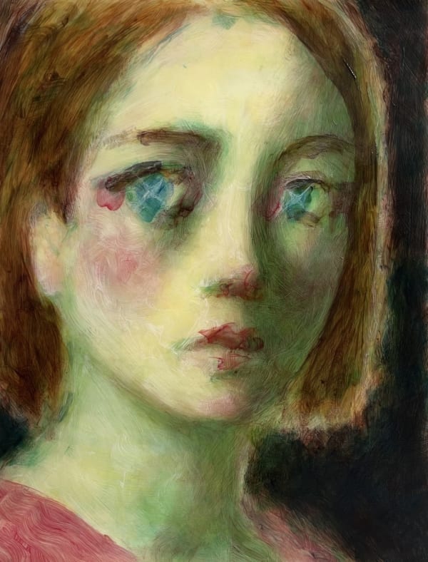 Fiona G. Roberts Untitled, 162, 2025 Oil on tracing paper 60 x 45 cm + frame with low reflection glass Signed and dated verso