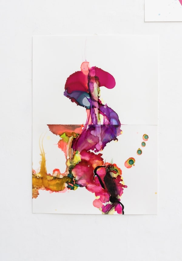 Laura White Disobedient Bodies 2, 2023 Ink drawing on paper 40 x 60 cm Series: Disobedient Bodies Signed and dated verso