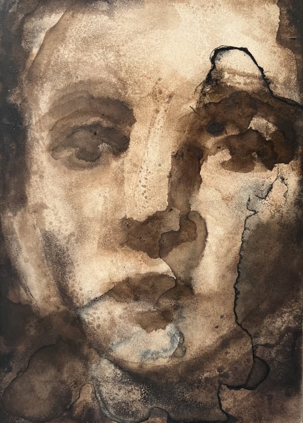 Fiona G. Roberts Untitled 137, 2024 Ink on board Signed and dated verso