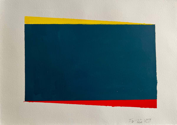 Sharon Hall Folio (Variations) VIII, 2025 gouache and acrylic on Armatruda paper 340gsm 7 7/8 x 11 3/4 in 20 x 30 cm Series: Folio Signed and dated