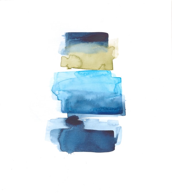 Jo Lewis Helsinki, 2025 Watercolour on paper 27 x 24 cm + frame Series: Haiku Signed and dated