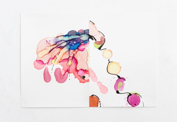 Laura White Disobedient Bodies 3, 2023 Ink drawing on paper 40 x 60 cm Series: Disobedient Bodies Signed and dated verso