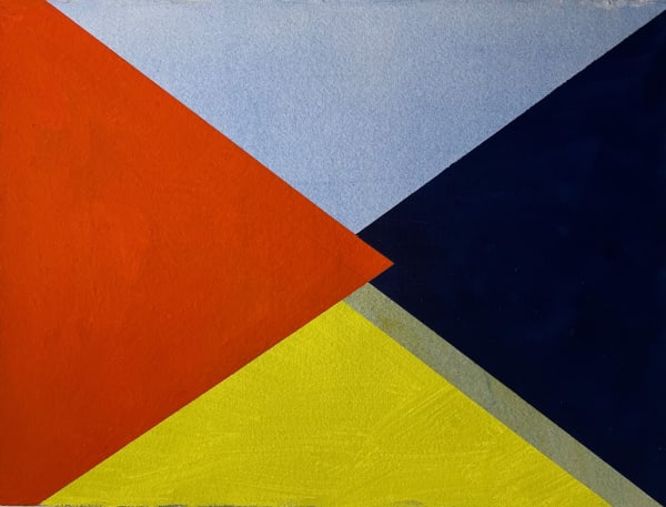 Sharon Hall Study #140521, 2021 Acrylic and gouache on Arches watercolour paper 11 3/4 x 15 in 30 x 38 cm Signed and dated